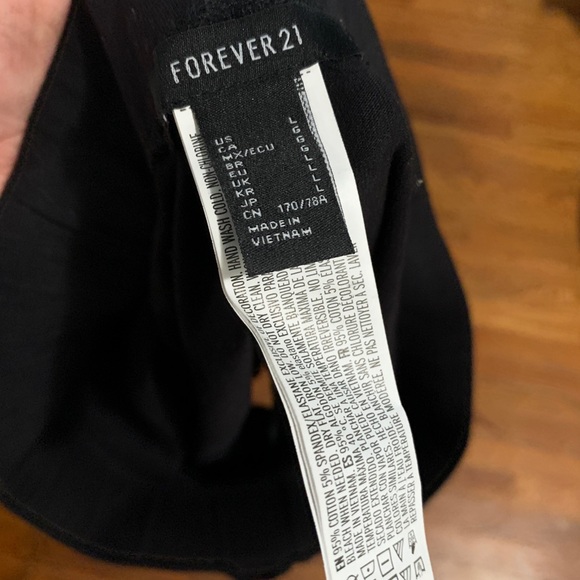 Forever 21 Pants - BIKER SHORTS WITH LACE TRIM